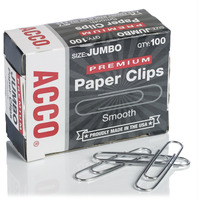 JUMBO PAPER CLIPS 100CT (Pack of 10)
