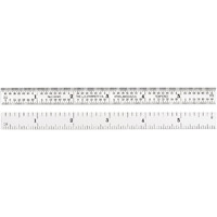 C304R-6 Steel Rule with Inch Graduation