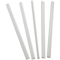 Binding Bars Only, White, 11 x 1/4, 100/BX, 34447