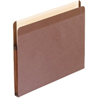 Pendaflex Letter Recycled Expanding File - 8 1/2" x 11" - 1 3/4" Expansion - Red Fiber, Polyester - Red Fiber - 10% Recycled - 10 / Box