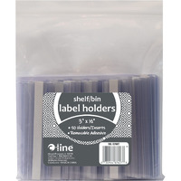 Best Value Peel & Stick Shelf/Bin Label Holders, 1/2 inch x 3 inch Removable Adhesive Label Holder, 50/PK, 87607