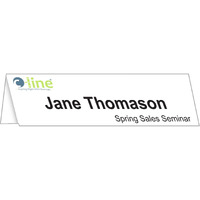 Inkjet/Laser Name Tent Inserts, scored, white, name tent cardstock, 8 1/2 x 11, 50/BX, 87517