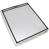Shop ticket Holders, Stitched, both sides clear, 12 x 15, 25/BX, 46125