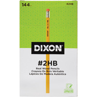 DIXON NO 2 PENCILS YELLOW 144BX