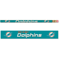 Miami Dolphins Pencil 6 Pack