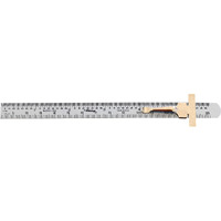 Steel Rule, Pocket, 6 Inx150mm, 1/2 InW
