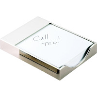 Memo Pad Holder, Nickel Plated 6" X 4.5"