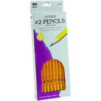 YELLOW NUMBER 2 PENCIL 10/BX