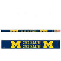 Michigan Wolverines Pencil 6 Pack