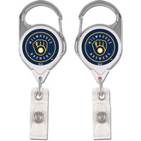 Milwaukee Brewers Badge Holder Premium Retractable
