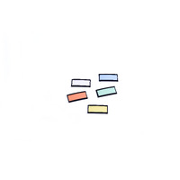Magnetic Data Cards, Black, Accessories, 3" X 1.75", 10 pack