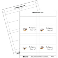 Small Scored White Name Tent Cardstock, 160/BX, 87527