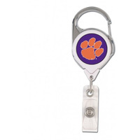 Clemson Tigers Retractable Premium Badge Holder