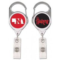 Nebraska Cornhuskers Retractable Premium Badge Holder