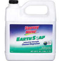 Spray Nine Earth Soap Cleaner/Degreaser - Concentrate Liquid - 128 fl oz (4 quart) - 1 Each - Clear