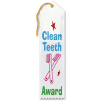 Clean Teeth Award Ribbon