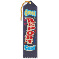 Great Report Card Award Ribbon