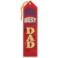 World's Best Dad Award Ribbon
