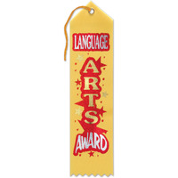 Language Arts Award Ribbon