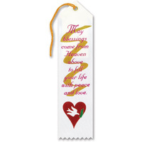 May Blessings Come From Heaven Ribbon