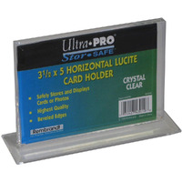 1/2" 3 1/2"x5" Horizontal Lucite Card Holder