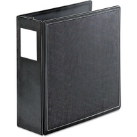 Cardinal SuperLife EasyOpen Locking Slant-D Binder - 4" Binder Capacity - Letter - 8 1/2" x 11" Sheet Size - 775 Sheet Capacity - 3 x D-Ring Fastener(s) - Polypropylene - Black - 2.60 lb - Hinged, Non