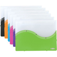 BAZIC Two Tone Letter Size Document Case