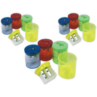 TWO HOLE PENCIL SHARPENER 1 EACH