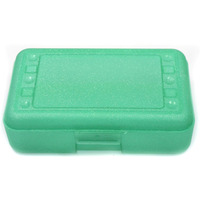PENCIL BOX LIME SPARKLE