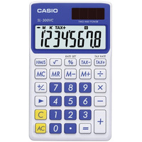 Casio Sl300vc 8-Digit Display Solar Wallet Calculator, Blue (Cioslvcbesih)