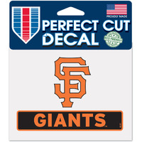 San Francisco Giants Decal 4.5x5.75 Perfect Cut Color