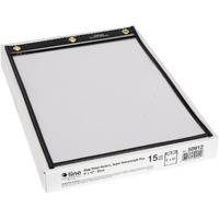 Heavy Duty Super Heavyweight Plus Stitched Shop Ticket Holder, Black, 9x12, 15/BX, 50912