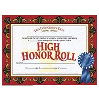 HIGH HONOR ROLL AWARD 30/PK 8.5X11