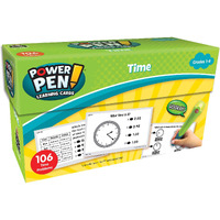 Teacher Created Resources Power Pen Learning Cards, Time, Grades 1 to 4