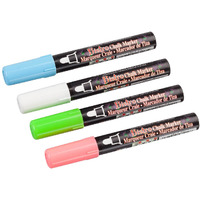 BISTRO CHALK MARKERS BRD TIP 4 CLR