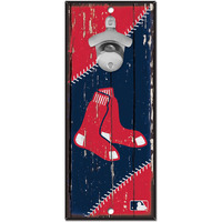 Boston Red Sox Sign Wood 5x11 Bottle Opener