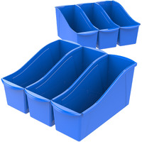 Large Book Bin, Blue (Case of 6)