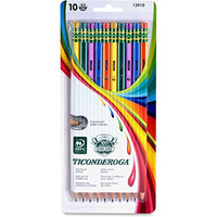 PENCILS NO 2 SOFT NEON STRIPES 10PK