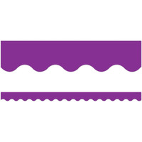 PURPLE SCALLOPED BORDER TRIM