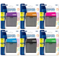 BAZIC Dual Blade Square Sharpener w/ Receptacle / Box Qty - 24