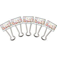 CONFETTI BINDER CLIPS MEDIUM