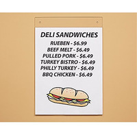 9624404 WALLMNT SIGN11WX8-1/2H Kinter 8-1/2 in. H X 1/4 in. W X 11 in. L Clear Landscape Display Sign Acrylic (Pack of 1)