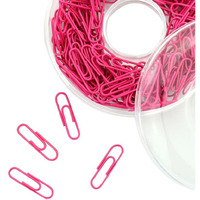 300 Pcs Rose Binder Clips Paper Clips Office plating Desk Accessories Bookmark
