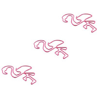 18 Pieces Binder Clips Flamingos Shape Paper Clips Office Accessories Bookmarks