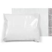Pack of 50 White gusseted Poly Mailers 20 x 24 x 4 Shipping Bags 20x24x4 Large Envelopes 24 mil Thick Mailing Bags with Peel and Seal Waterproof Lightweight Wrapping Packing Packaging(D0102H93QU7)