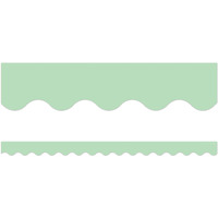 MINT GREEN SCALLOPED BORDER TRIM