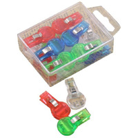 28 Pcs Plastic Binder Clips/Paper Clips/Binders/Sketchpad Clamps (multicolored)