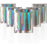 Hologram Bubble Mailers 65 x 9 Pack of 25 Padded cushion Mailing Envelopes 6 12 x 9 Shipping Bags with Peel and Seal glamour Holo Metallic Foiled Bag for Mailing Packing(D0102H939Kg)