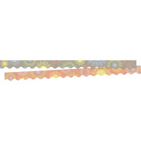 Barker Creek Mindfulness Sunset Scalloped Double Sided Trimmer, 2-1/4 x 36 Inches, 13 Strips