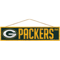 Green Bay Packers Sign 4x17 Wood Avenue Design